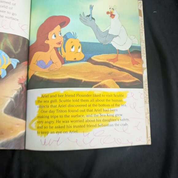 Little Mermaid (Disney Princess) by Michael Teitelbaum (2003, Hardcover) - Picture 4 of 4